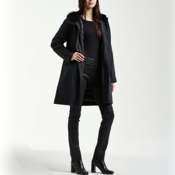 Army by Yves Salomon Parka With Fox Hood - Picture 1 of 10